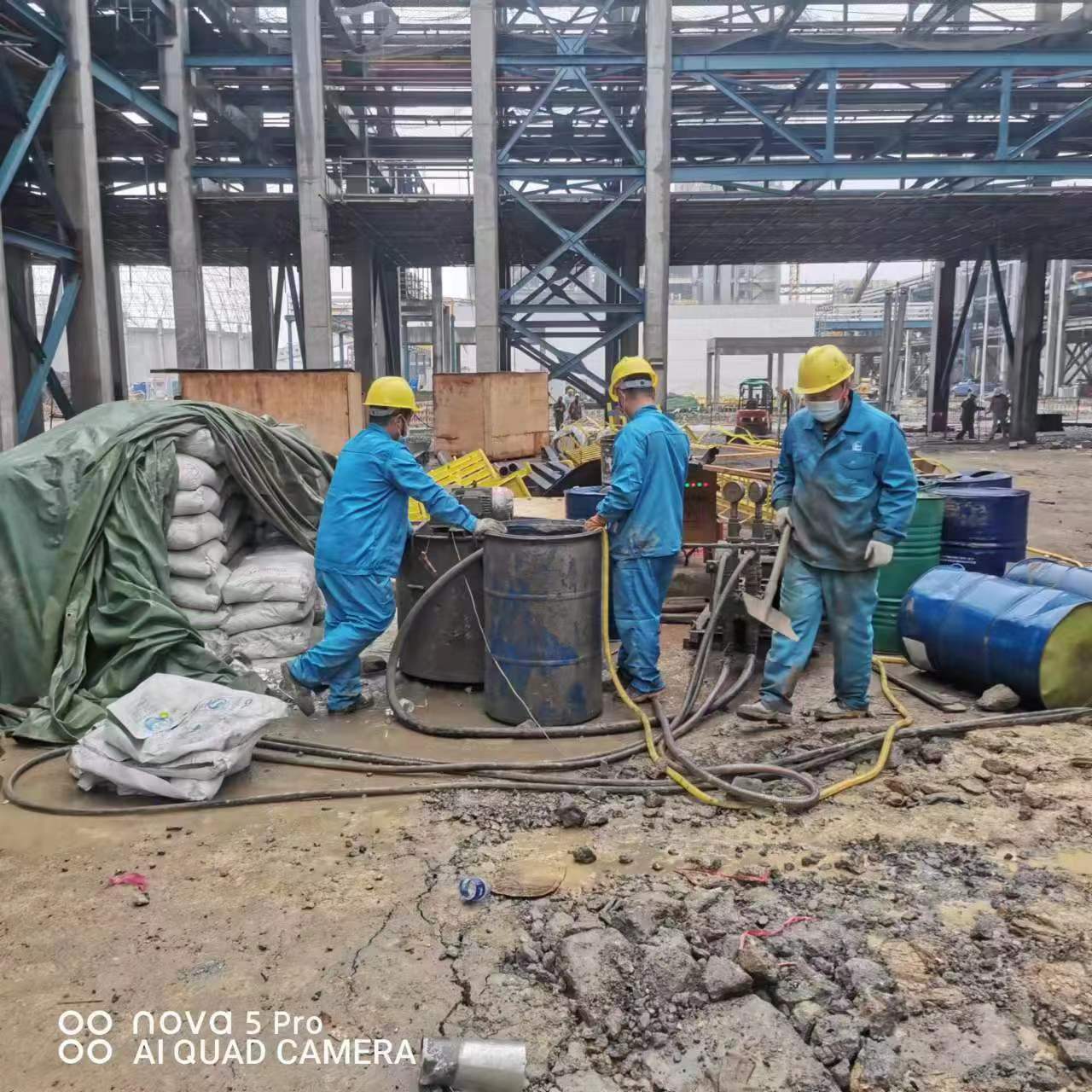 成都设备基础下沉沉降注浆加固施工